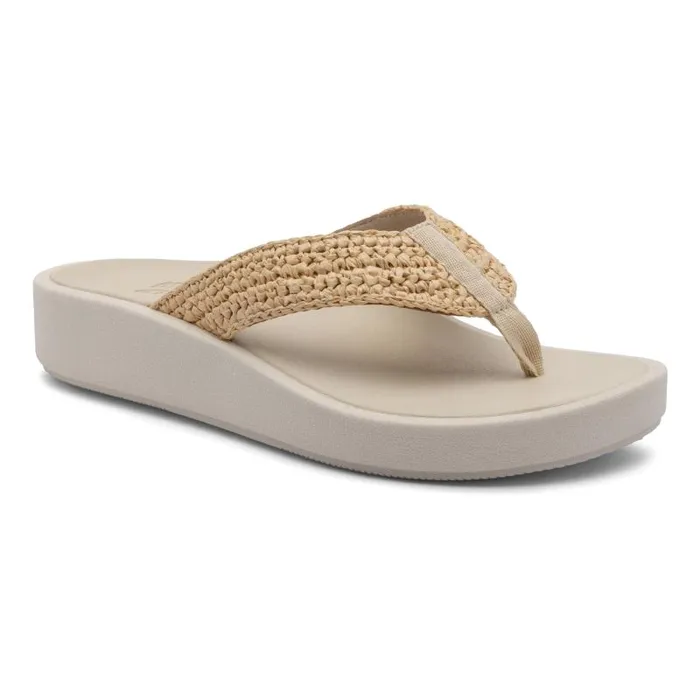 ABEO Paseo Thong Sandal Metatarsal Beige Womens Abeo Sandals