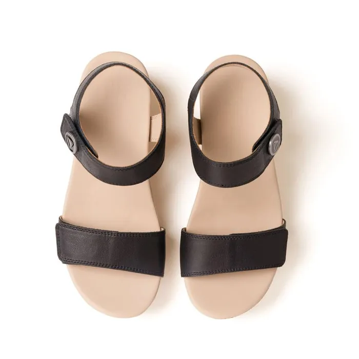 ABEO Riviera Strap Sandal Black Womens Abeo Sandals