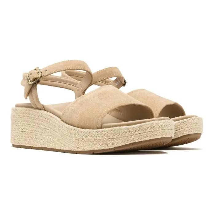 ABEO Solstice Buckle Sandal Beige Womens Abeo Sandals