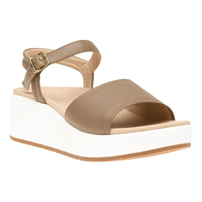 ABEO Solstice Buckle Sandal Metatarsal Beige Womens Abeo Sandals