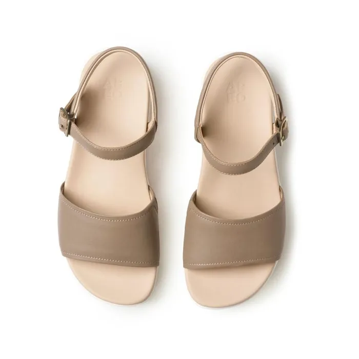 ABEO Solstice Buckle Sandal Metatarsal Beige Womens Abeo Sandals