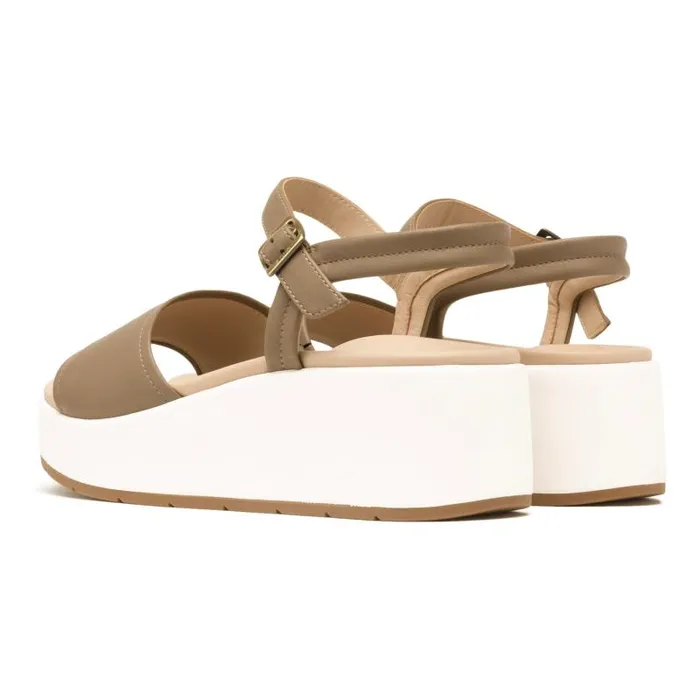 ABEO Solstice Buckle Sandal Metatarsal Beige Womens Abeo Sandals