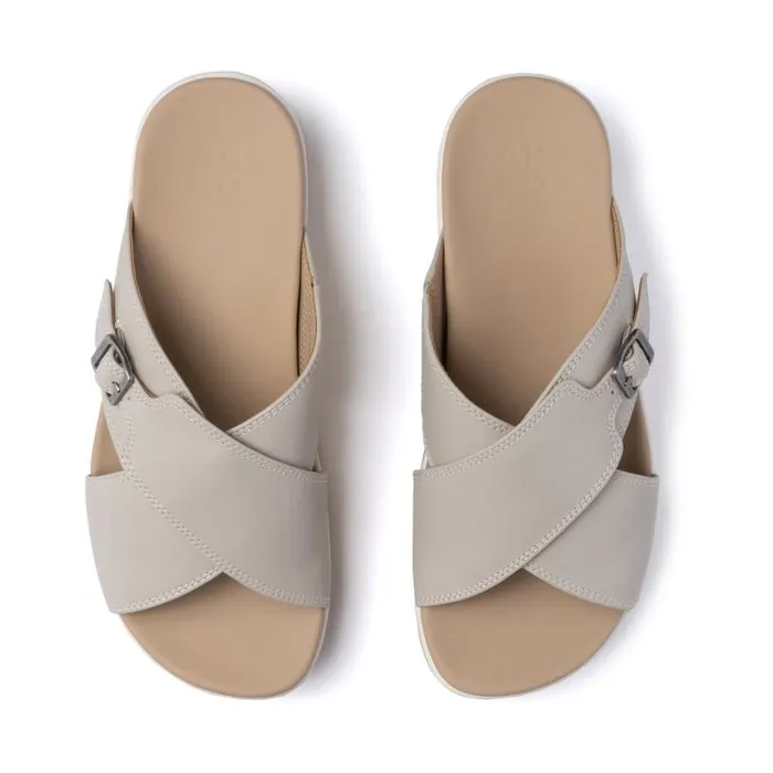 ABEO Solstice Cross Slide Metatarsal Tan Womens Abeo Sandals