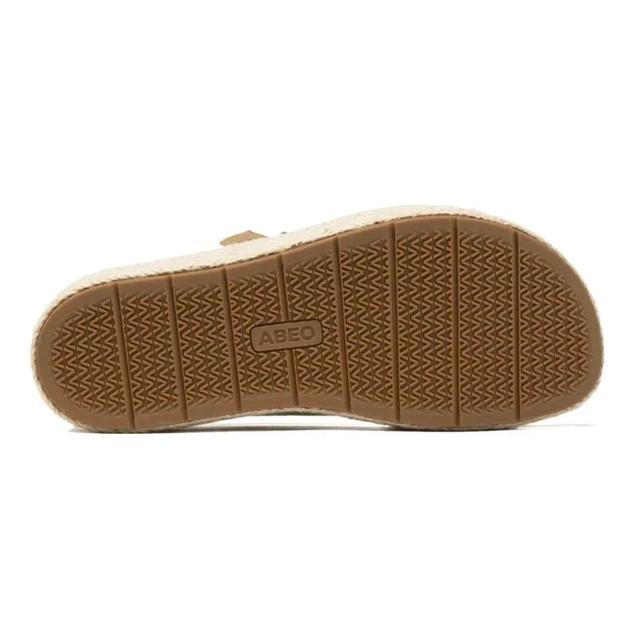 ABEO Solstice Cross Slide Metatarsal White Womens Abeo Sandals