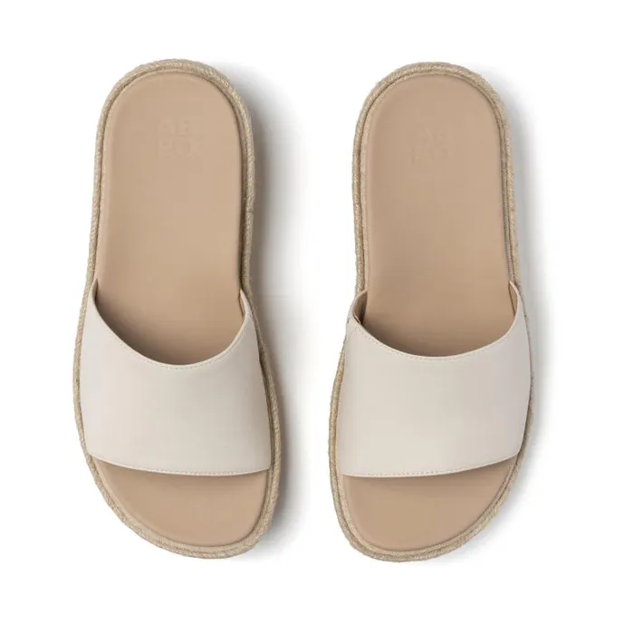 ABEO Solstice Slide White Womens Abeo Sandals