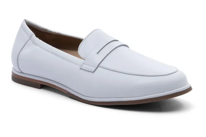 ABEO Strada Loafer Metatarsal White Womens Abeo Dress