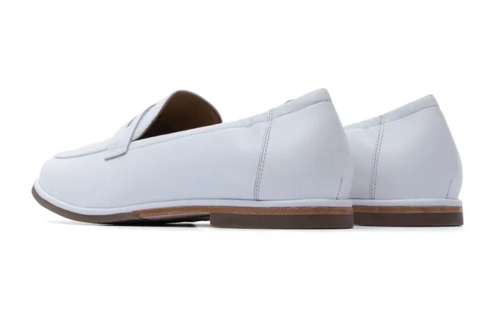 ABEO Strada Loafer Metatarsal White Womens Abeo Dress