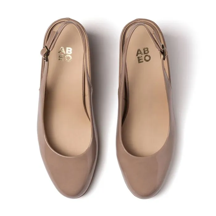 ABEO Tempo Slingback Metatarsal Tan Womens Abeo Dress