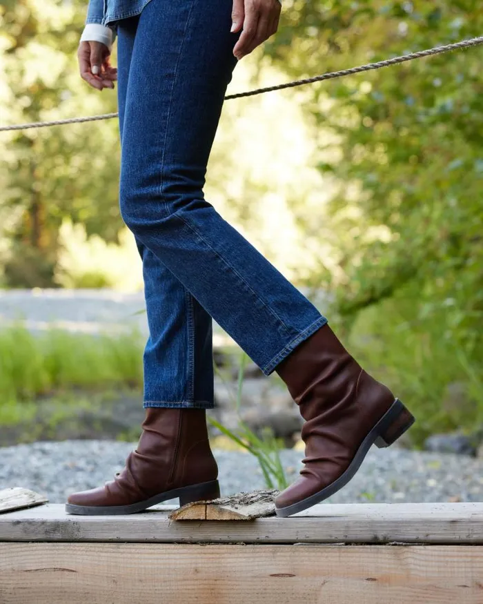 ABEO Traverse Scrunch Brown Womens Abeo Boots