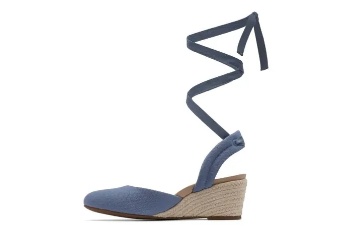 ABEO Veranda Espadrille Lace Metatarsal Blue Womens Abeo Dress