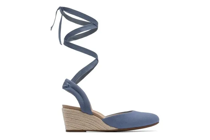 ABEO Veranda Espadrille Lace Metatarsal Blue Womens Abeo Dress