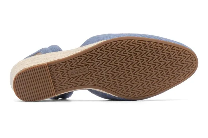 ABEO Veranda Espadrille Lace Metatarsal Blue Womens Abeo Dress