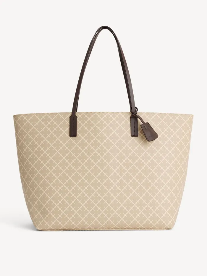 Abi Printed Tote Bag Feather Women By Malene Birger Bags
