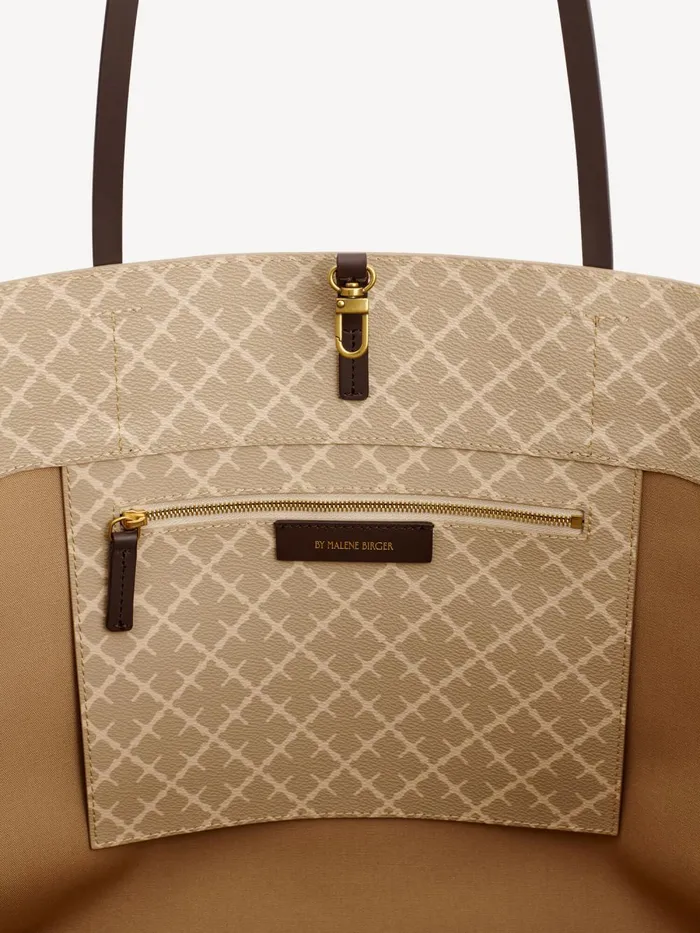 Abi Printed Tote Bag Feather Women By Malene Birger Bags