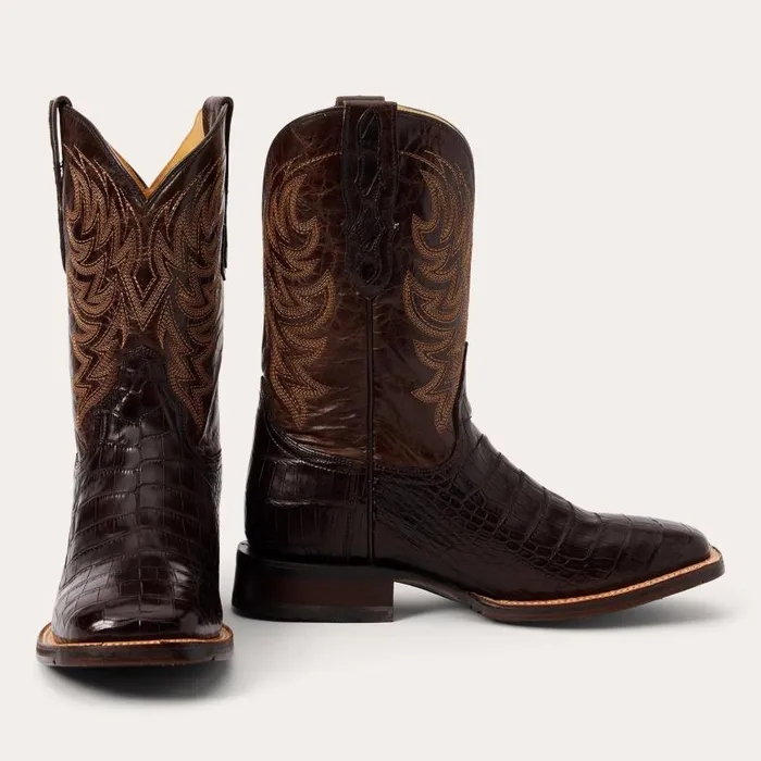 Aces Alligator Boot Brown Men Stetson Western