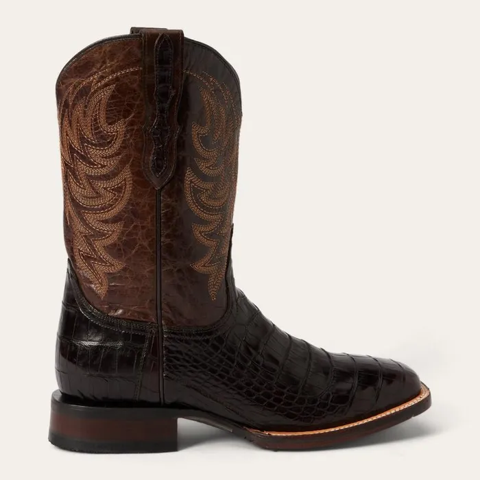 Aces Alligator Boot Brown Men Stetson Western