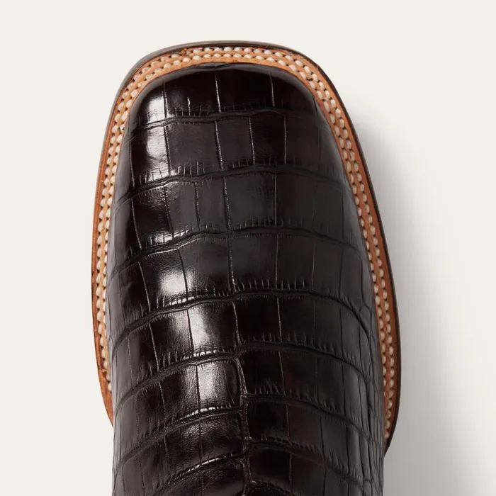 Aces Alligator Boot Brown Men Stetson Western