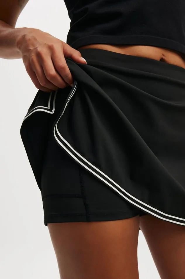 Active Move Skirt Black Women Cotton On Shorts and Skirts