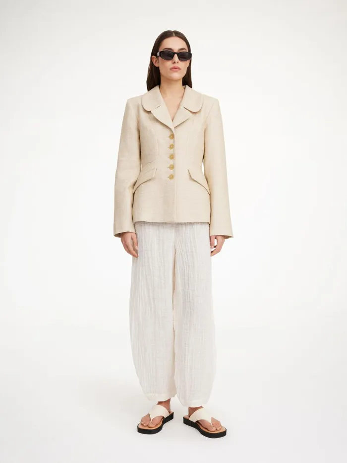 Adrienna SingleBreasted Blazer Wood Women By Malene Birger Blazers
