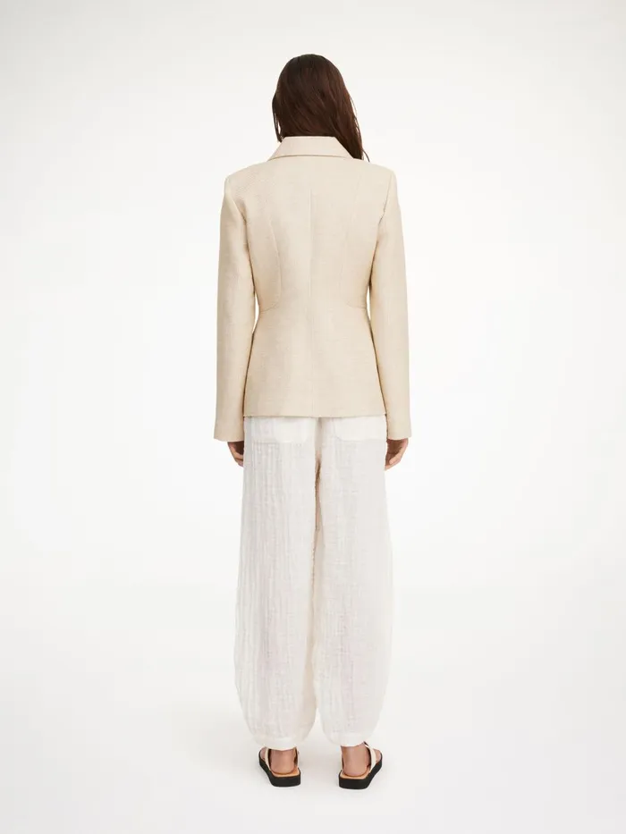 Adrienna SingleBreasted Blazer Wood Women By Malene Birger Blazers