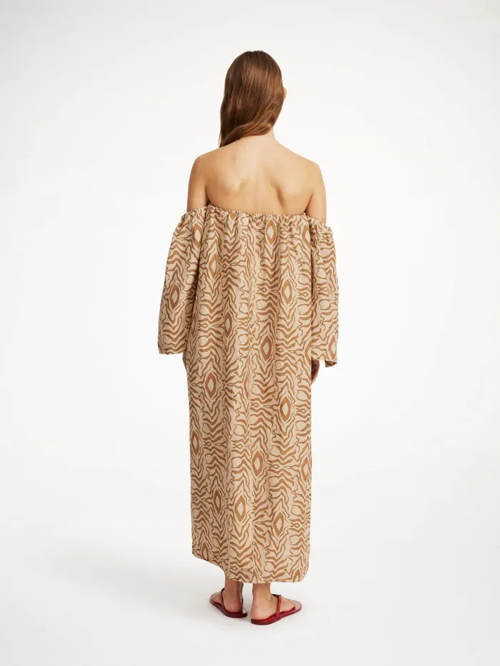 Aias Maxi Dress Peacock Women By Malene Birger Dresses