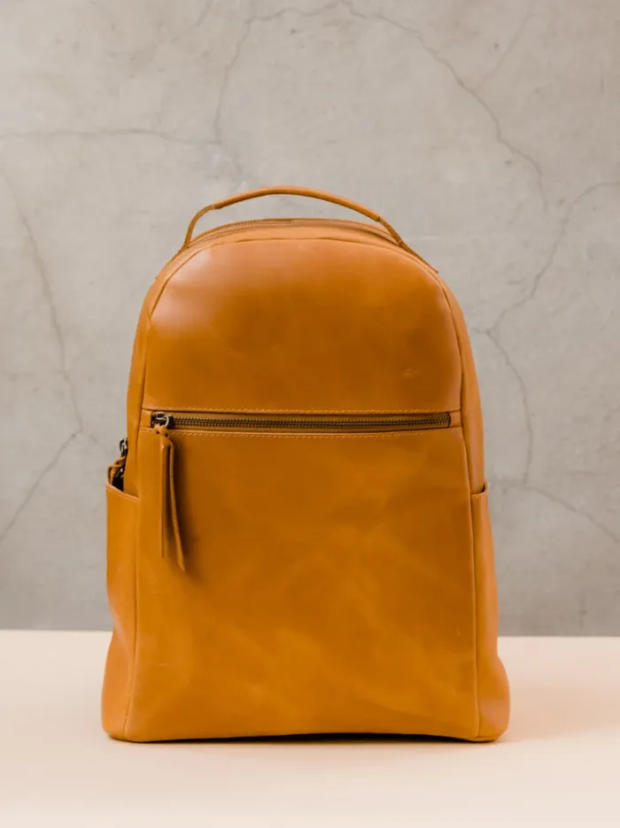 Alem Backpack Cognac Women Backpacks Able