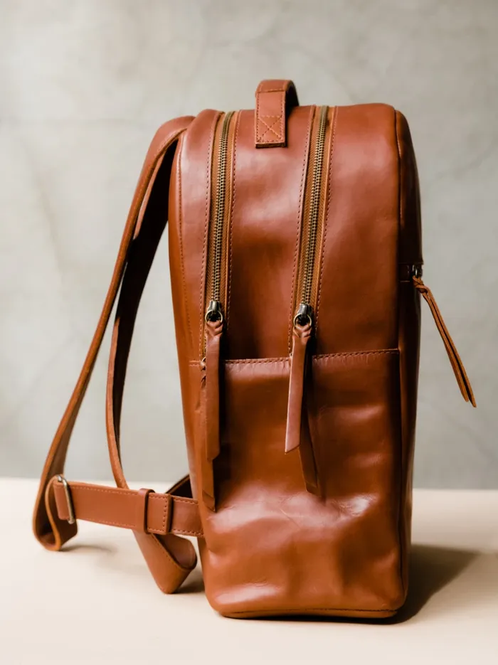 Alem Backpack Cognac Women Backpacks Able