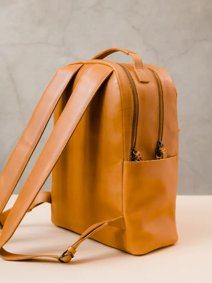 Alem Backpack Cognac Women Backpacks Able