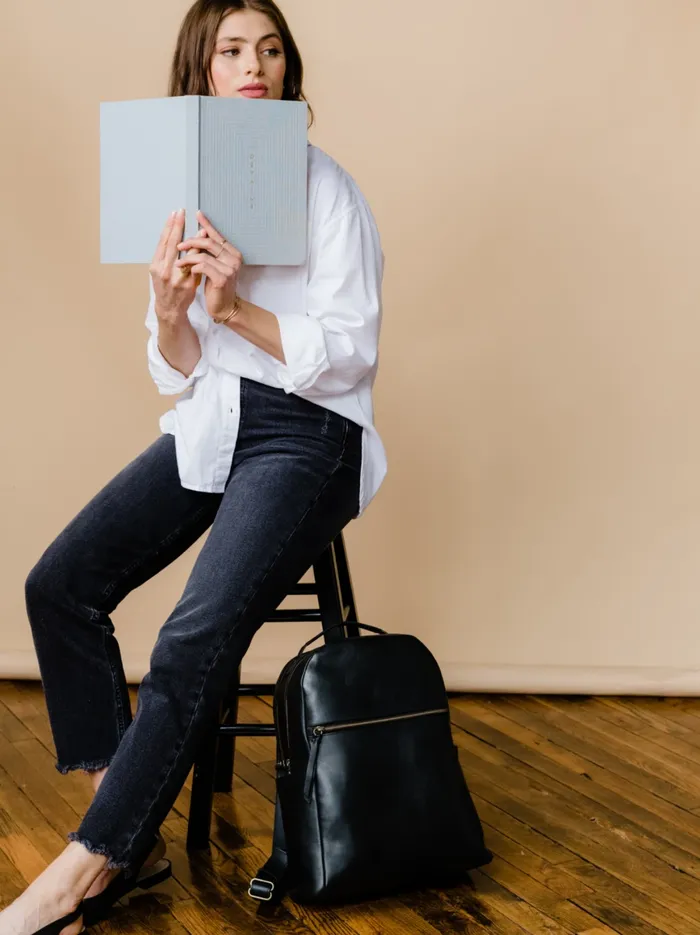 Alem Backpack Cognac Women Backpacks Able