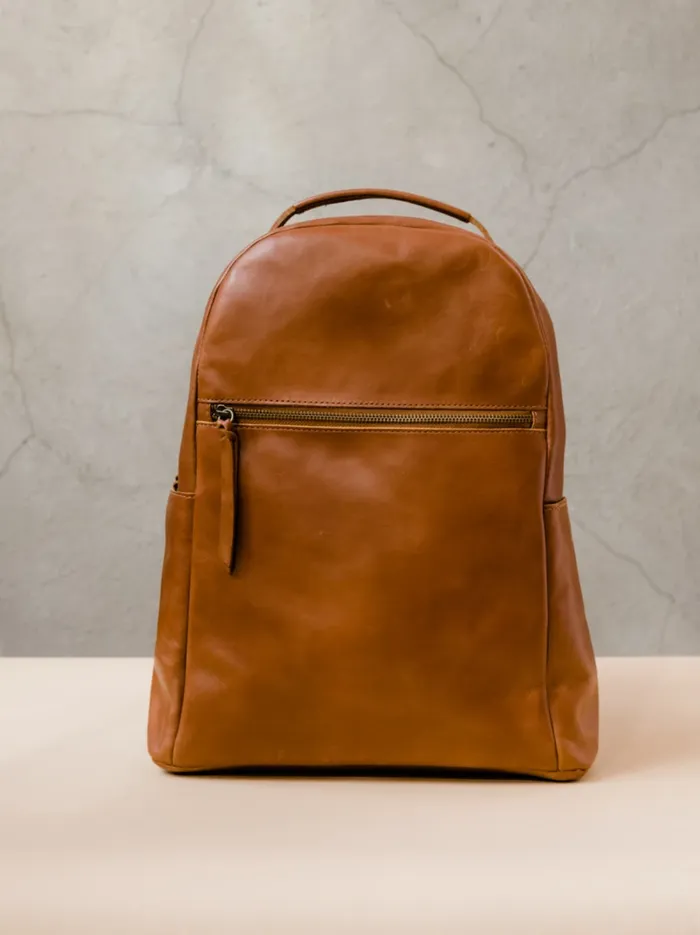 Alem Backpack Cognac Women Backpacks Able