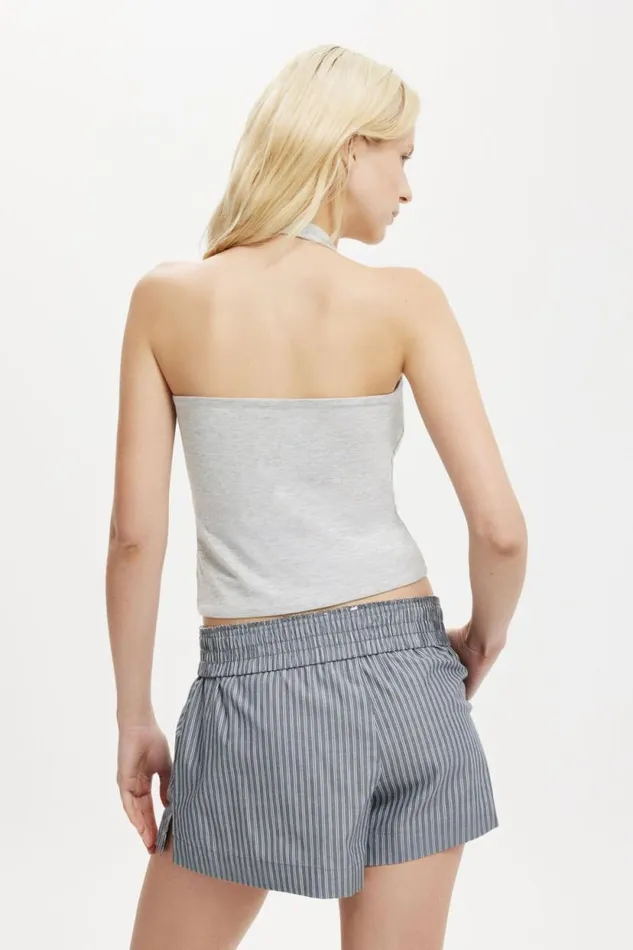 All Day V Neck Halter Grey Marle Women Cotton On Tops All Day V Neck Halter Grey Marle Women Cotton On Tops