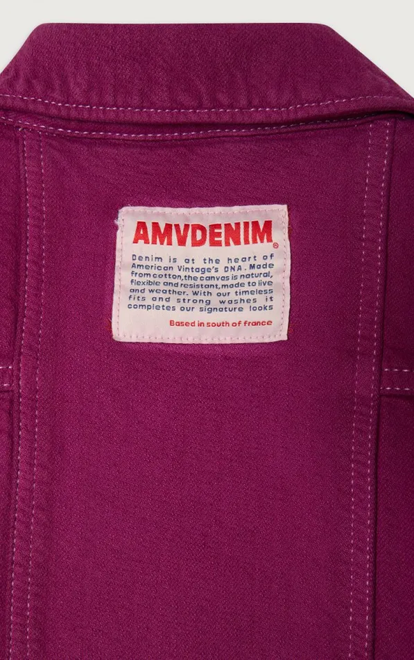 American Vintage Jackets and Blazers Women Jacket Nyolow Overdyed Fuchsia American Vintage Jackets and Blazers Women Jacket Nyolow Overdyed Fuchsia