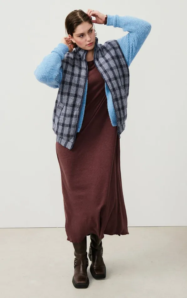 American Vintage Jackets and Blazers Women Jacket Tursburg Maritime Tartan