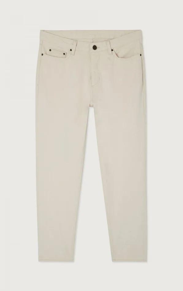 American Vintage Jeans Men Carrot Jeans Snopdog Ecru American Vintage Jeans Men Carrot Jeans Snopdog Ecru