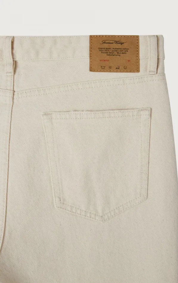 American Vintage Jeans Men Carrot Jeans Snopdog Ecru American Vintage Jeans Men Carrot Jeans Snopdog Ecru
