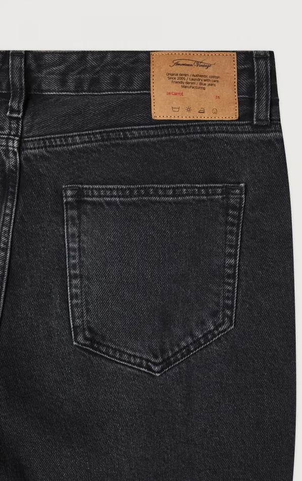 American Vintage Jeans Men Carrot Jeans Yopday Black Salt And Pepper American Vintage Jeans Men Carrot Jeans Yopday Black Salt And Pepper