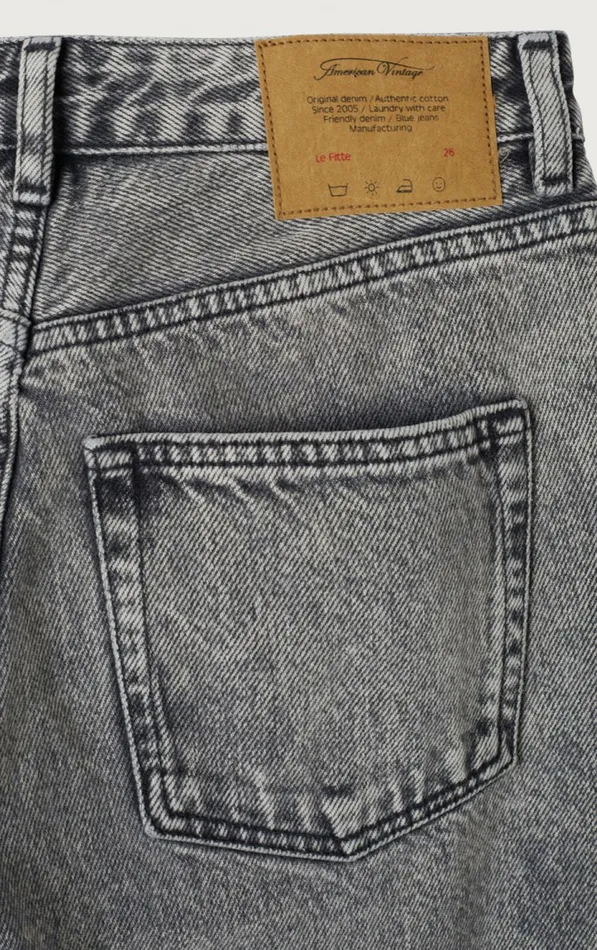 American Vintage Jeans Women Fitted Jeans Yopday Salt And Pepper American Vintage Jeans Women Fitted Jeans Yopday Salt And Pepper