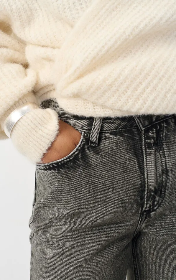 American Vintage Jeans Women Fitted Jeans Yopday Salt And Pepper American Vintage Jeans Women Fitted Jeans Yopday Salt And Pepper