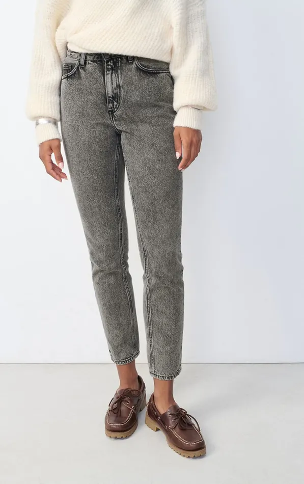American Vintage Jeans Women Fitted Jeans Yopday Salt And Pepper American Vintage Jeans Women Fitted Jeans Yopday Salt And Pepper