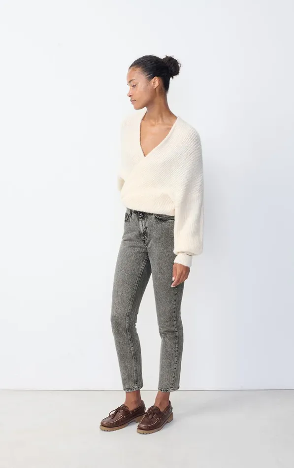 American Vintage Jeans Women Fitted Jeans Yopday Salt And Pepper American Vintage Jeans Women Fitted Jeans Yopday Salt And Pepper