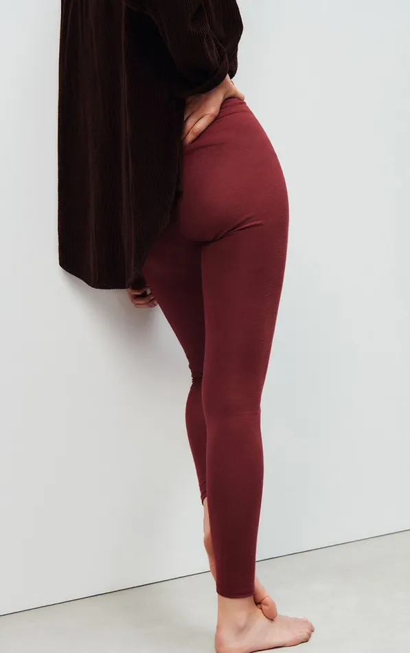 American Vintage Joggers and Leggings Women Leggings Ypawood Melange Berry American Vintage Joggers and Leggings Women Leggings Ypawood Melange Berry