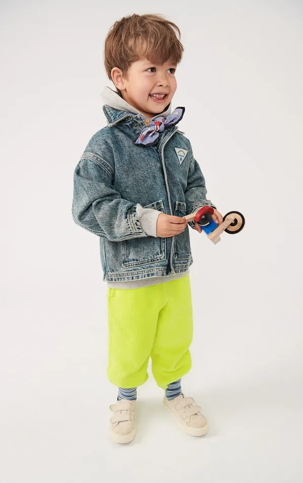 American Vintage Joggers Kids Joggers Bobypark Neon Yellow American Vintage Joggers Kids Joggers Bobypark Neon Yellow