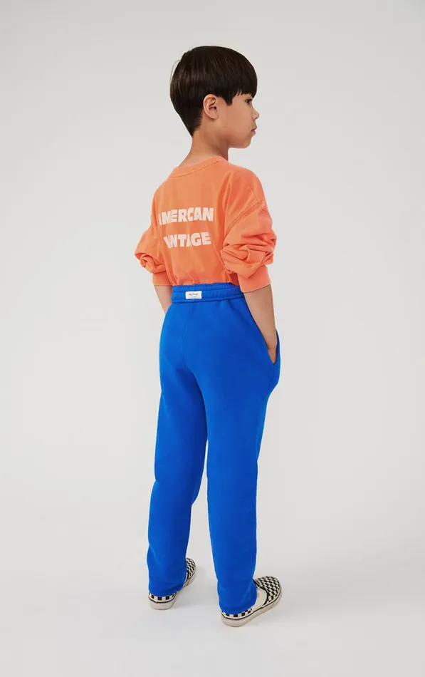 American Vintage Joggers Kids Joggers Izubird Prussian Blue Vintage American Vintage Joggers Kids Joggers Izubird Prussian Blue Vintage