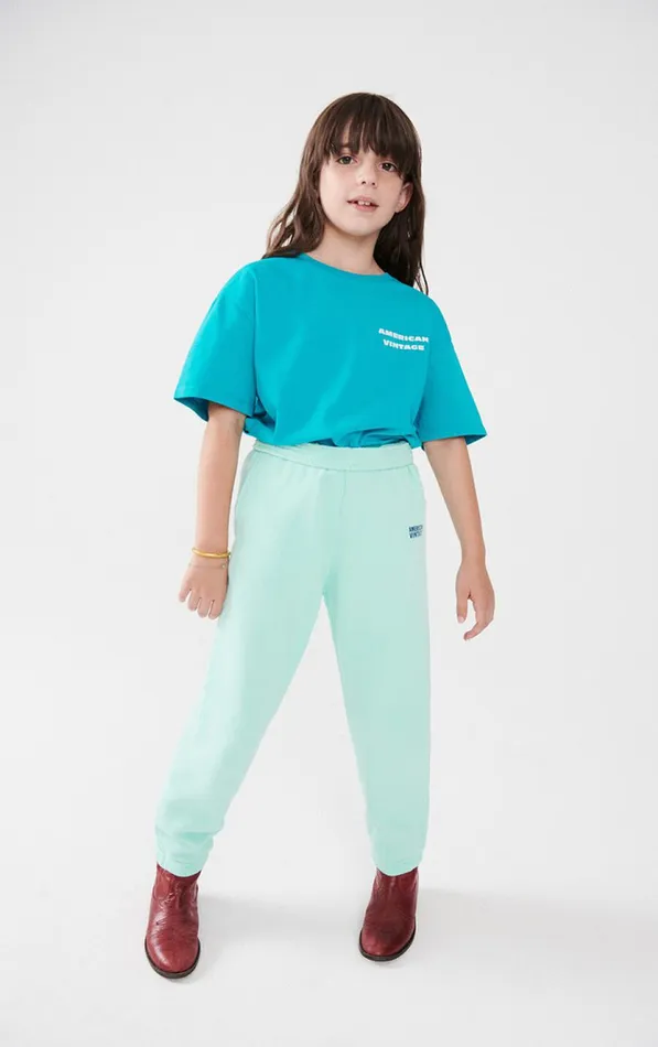 American Vintage Joggers Kids Joggers Izubird Vintage Ice Cold