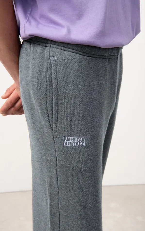 American Vintage Joggers Men Joggers Doven Overdyed Carbon American Vintage Joggers Men Joggers Doven Overdyed Carbon