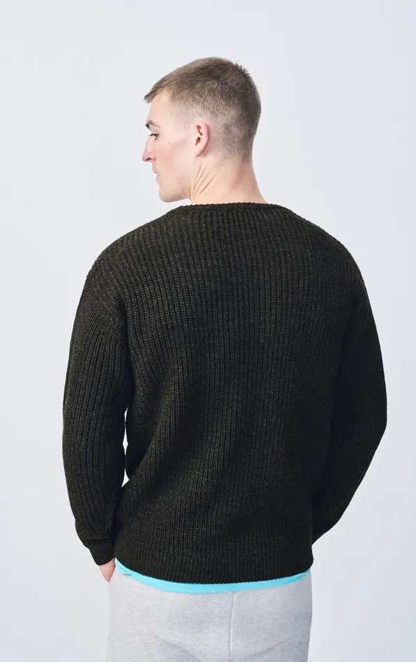 American Vintage Jumpers and Cardigans Men Jumper Crashway Charcoal American Vintage Jumpers and Cardigans Men Jumper Crashway Charcoal