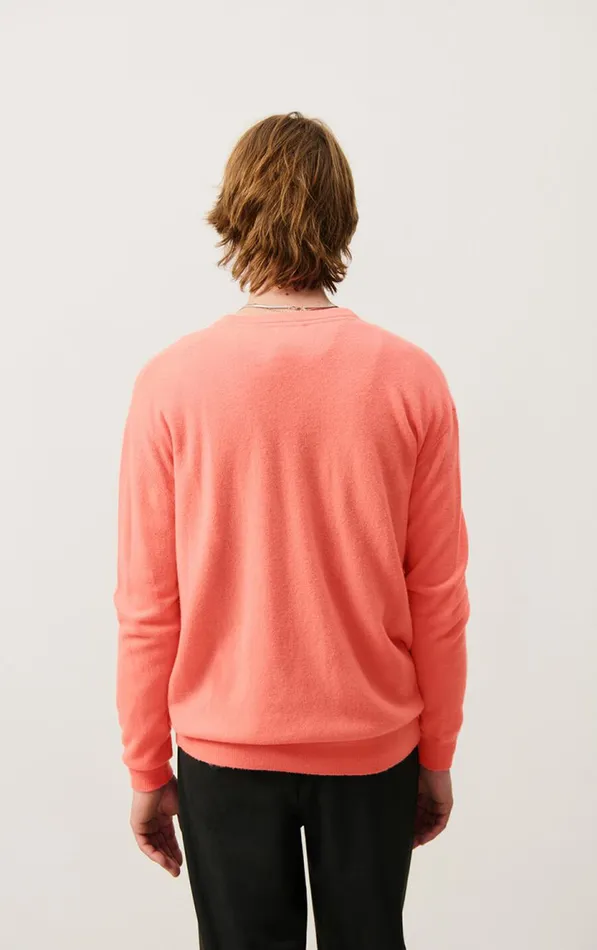 American Vintage Jumpers and Cardigans Men Jumper Raxow Coral American Vintage Jumpers and Cardigans Men Jumper Raxow Coral