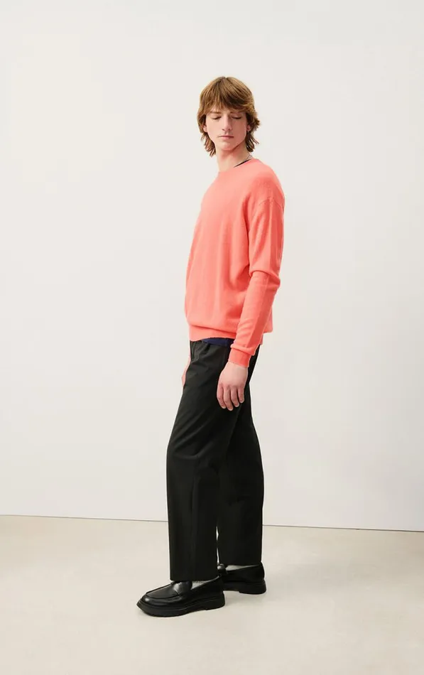 American Vintage Jumpers and Cardigans Men Jumper Raxow Coral American Vintage Jumpers and Cardigans Men Jumper Raxow Coral