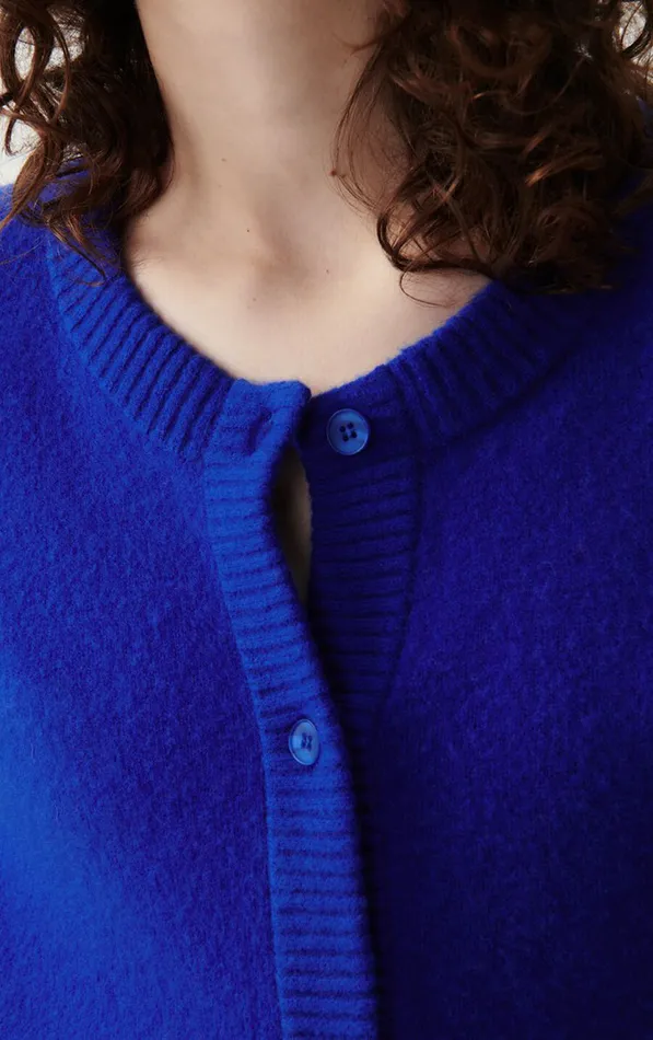 American Vintage Jumpers and Cardigans Women Cardigan Damsville Indigo American Vintage Jumpers and Cardigans Women Cardigan Damsville Indigo