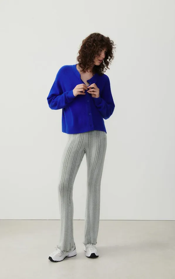American Vintage Jumpers and Cardigans Women Cardigan Damsville Indigo American Vintage Jumpers and Cardigans Women Cardigan Damsville Indigo